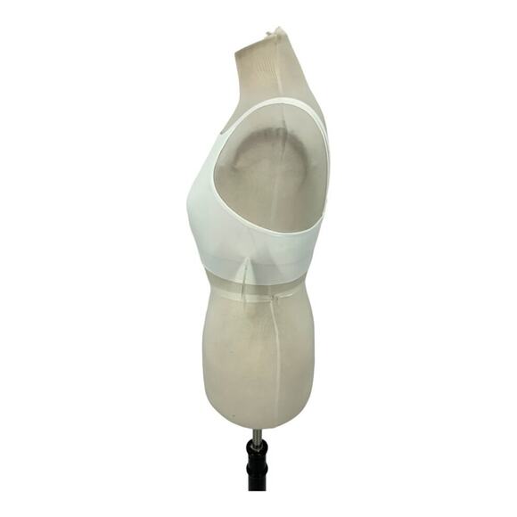 Z by Zella White Longline Sports Bra Size Medium NWT $17 MSRP - Picture 3 of 6